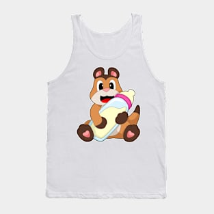 Meerkat Baby bottle Tank Top